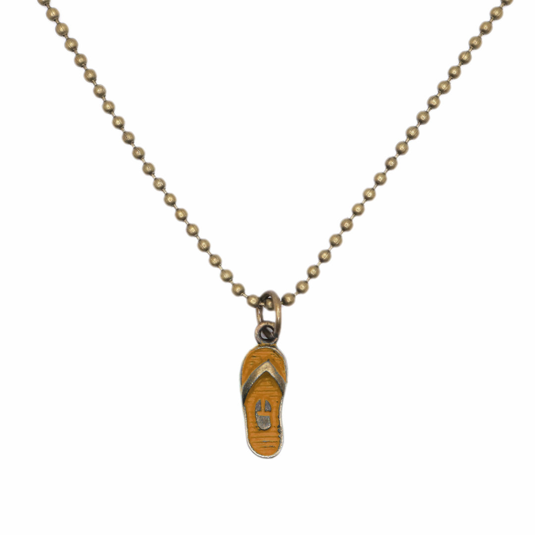 Flip Flop Charm (available with Bracelet or Necklace)