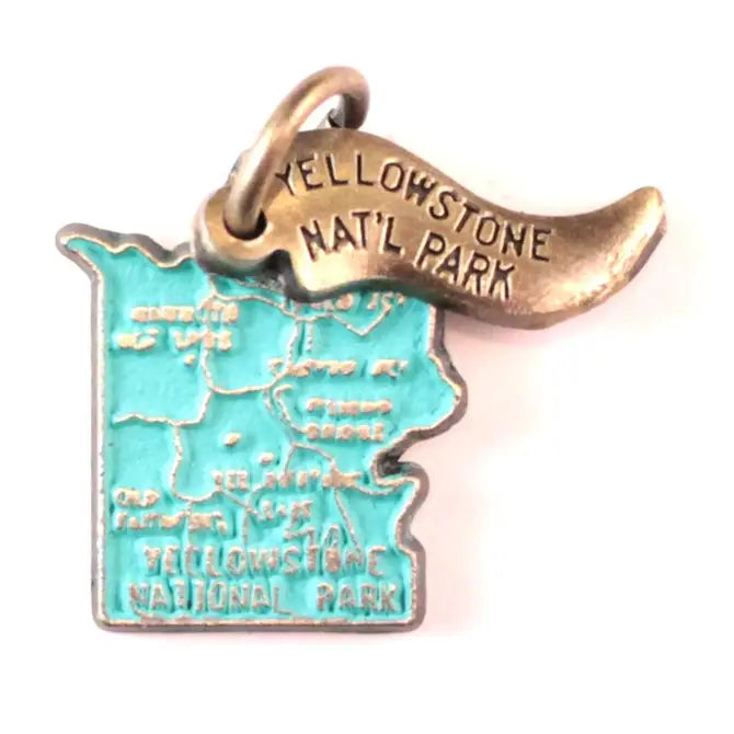 Yellowstone National Park Charm (available with Bracelet or Necklace)