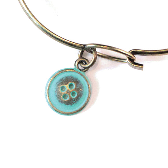 Button Charm (available with Bracelet or Necklace)