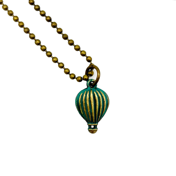 Hot Air Balloon Charm (available with Bracelet or Necklace)