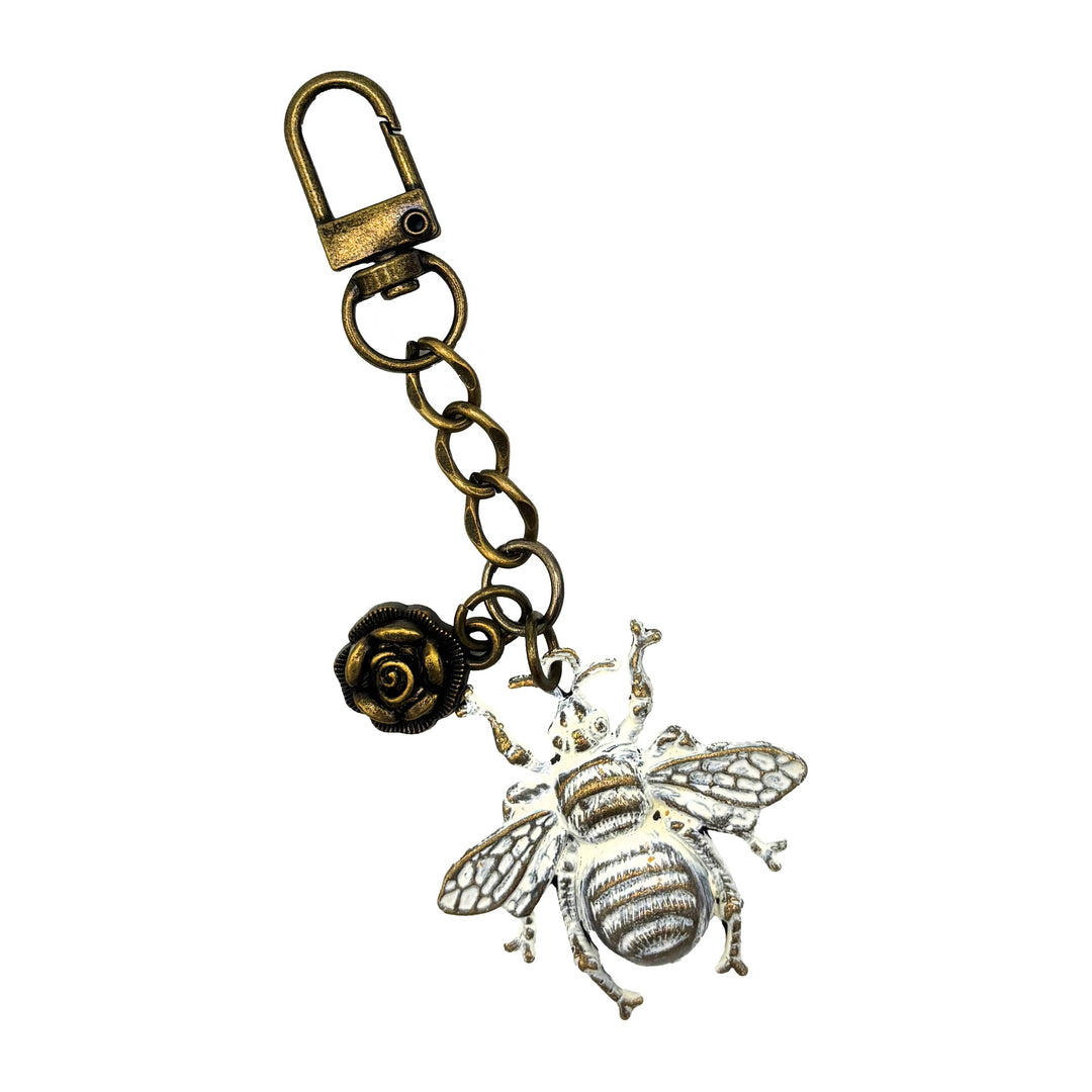 Honey Bee Bag Charm or Keychain