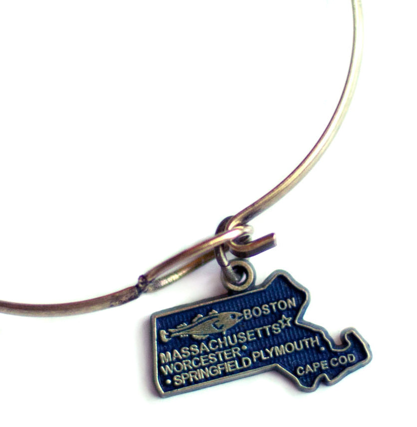 Massachusetts Charm (available with Bracelet or Necklace)