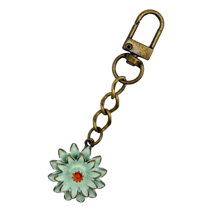 Flourish Flower Bag Charm or Keychain