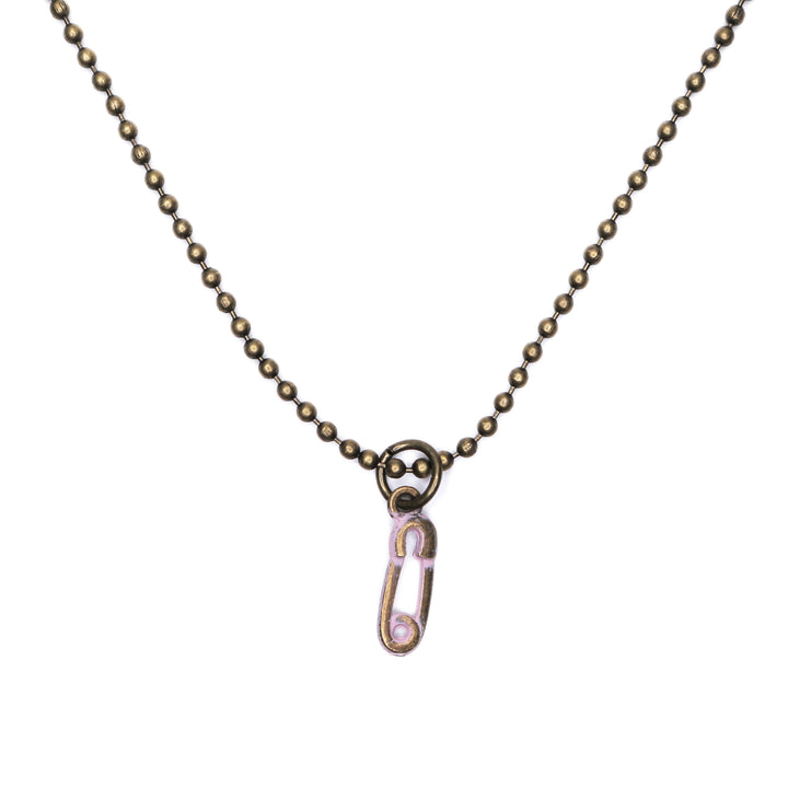 Diaper Safety Pin Charm (available with Bracelet or Necklace)