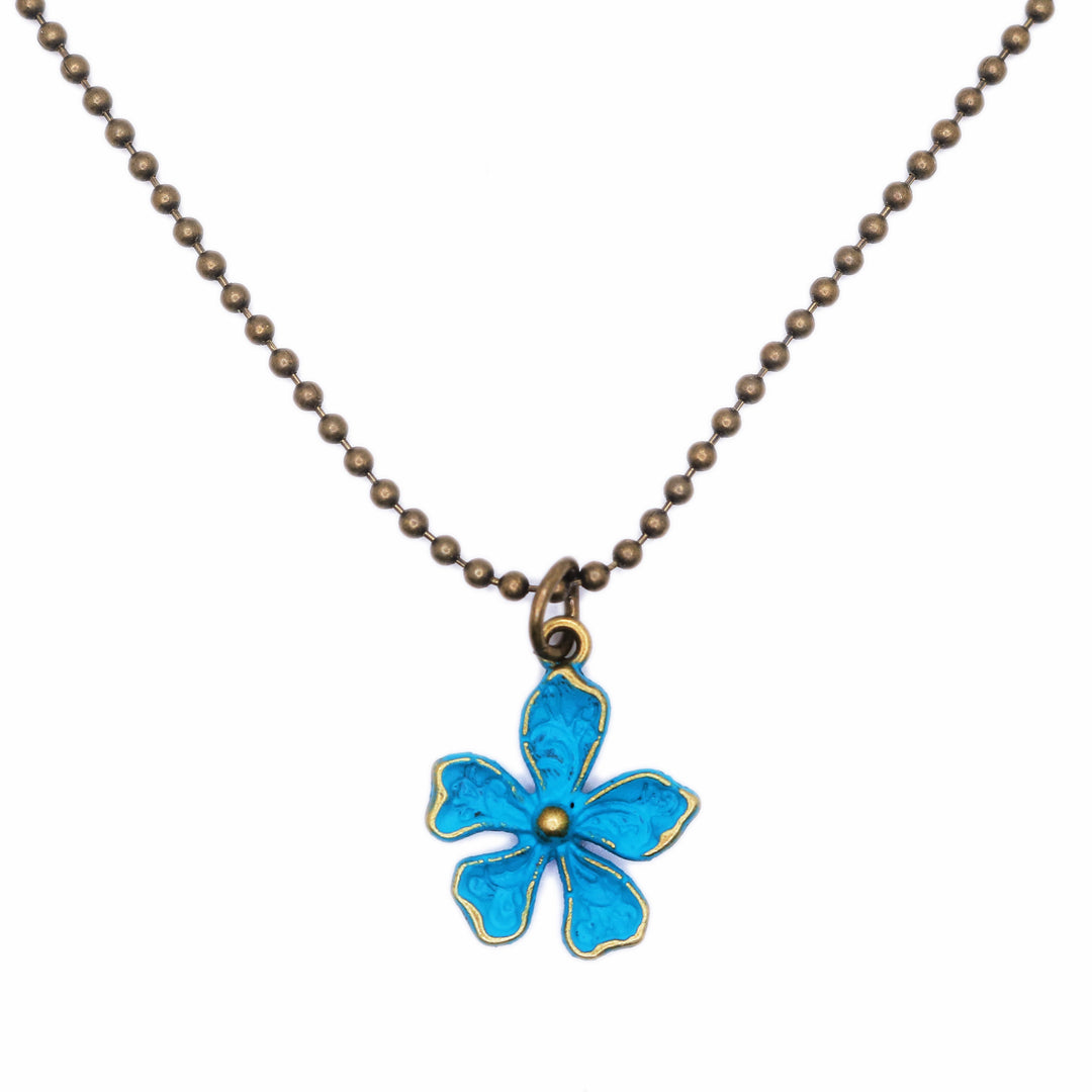Hibiscus Tropical Flower Charm (available with Bracelet or Necklace)