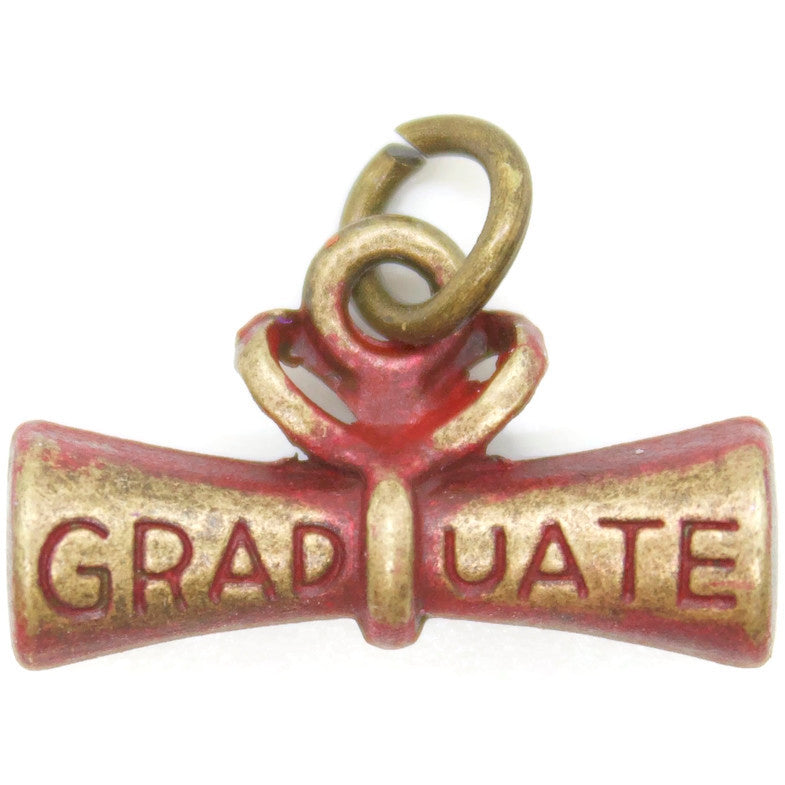 Graduation Diploma Charm (available with Bracelet or Necklace)