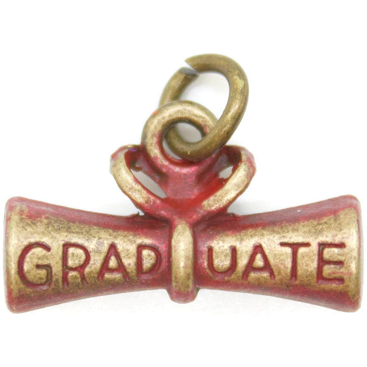 Graduation Diploma Charm (available with Bracelet or Necklace)