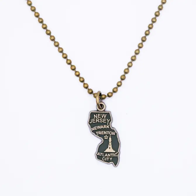 New Jersey Charm (available with Bracelet or Necklace)