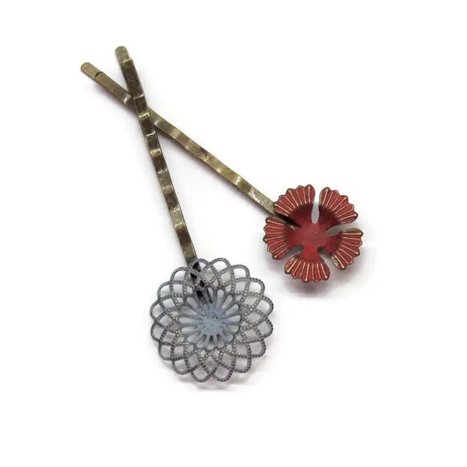Wallflowers Mismatched Filigree Bobby Pins 2 Pack