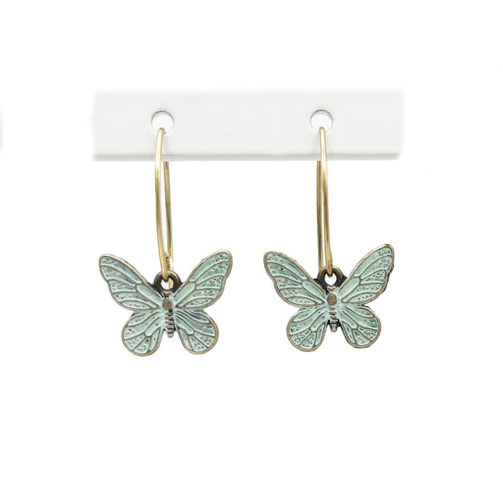 Butterfly Charm Earrings