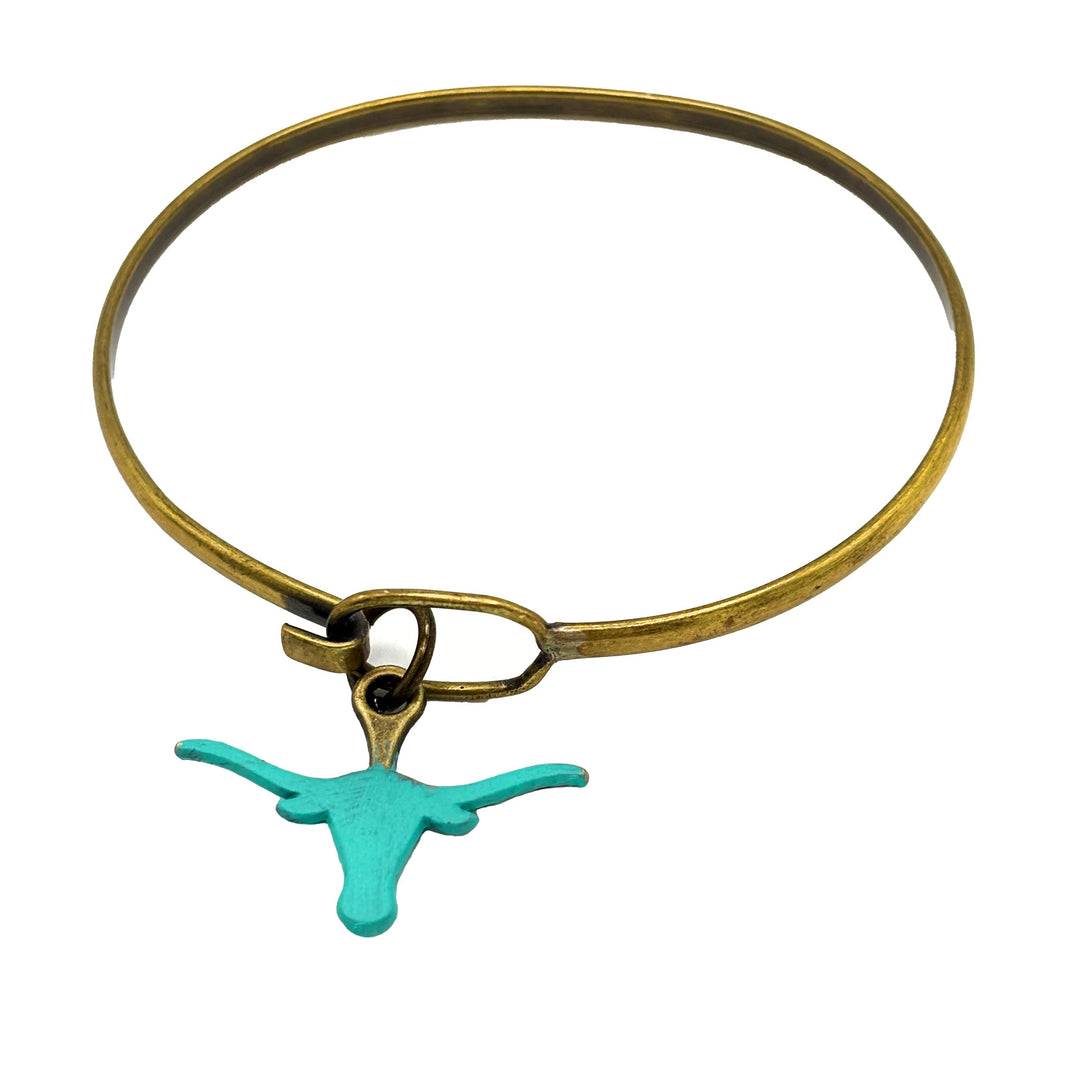 Longhorn Charm (available with Bracelet or Necklace)