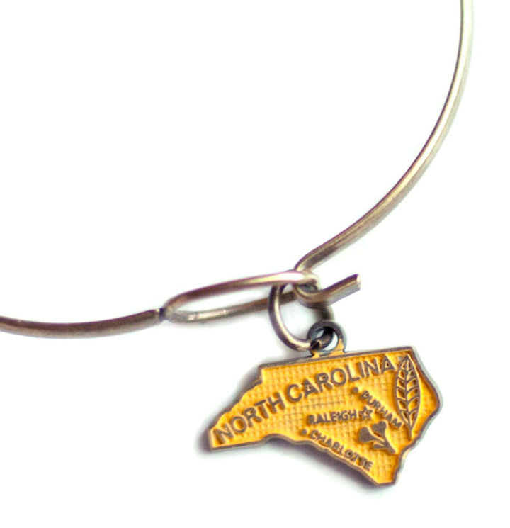 North Carolina Charm (available with Bracelet or Necklace)
