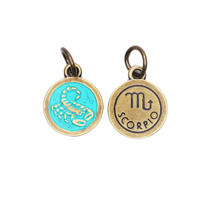 Scorpio Zodiac Charm (available with Bracelet or Necklace)