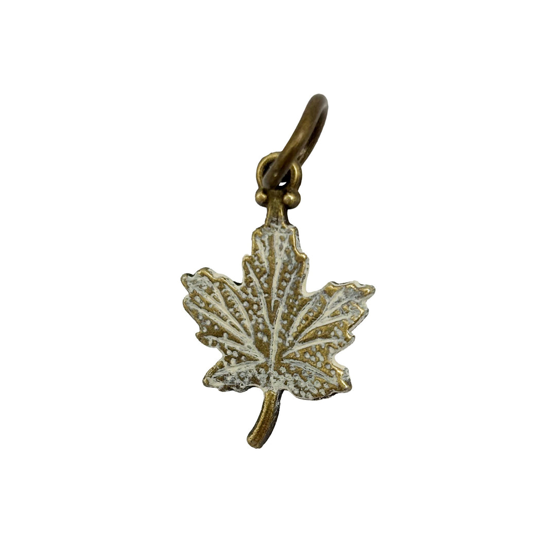 Maple Leaf Charm in Fall & Autumn Colors (available with Bracelet or Necklace)