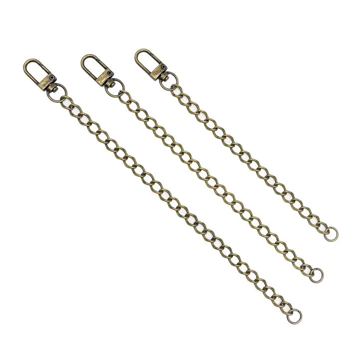 Charm bracelet with modern lobster clasp, available in small, medium, and large sizes; hypoallergenic, lead-free, and nickel-free.