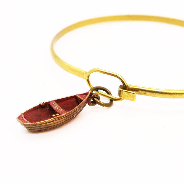 Rowboat Charm (available with bracelet or necklace)