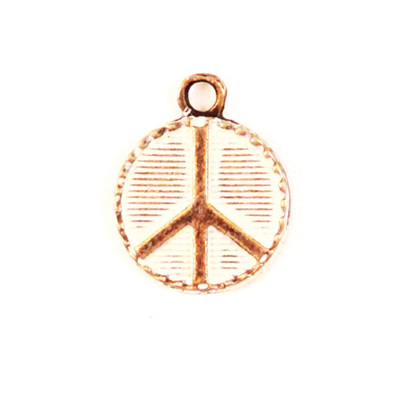 Peace Sign Charm (available with Bracelet or Necklace)