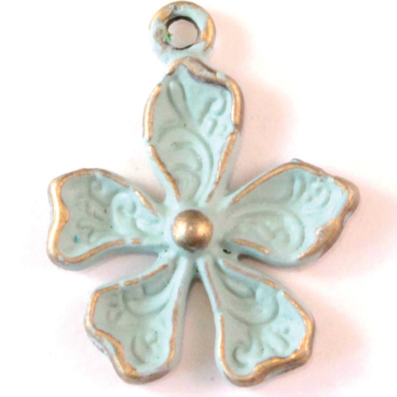 Hibiscus Tropical Flower Charm (available with Bracelet or Necklace)