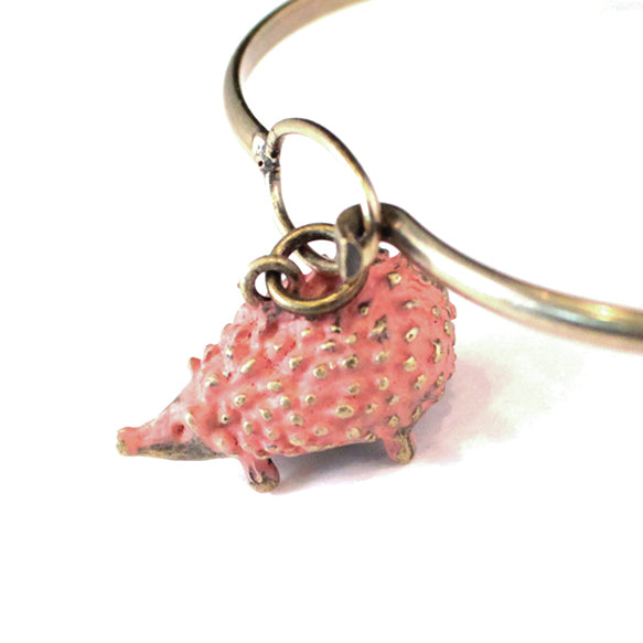 Hedgehog Charm (available with Bracelet or Necklace)