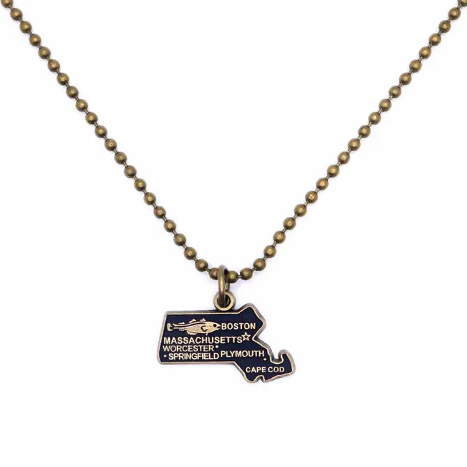 Massachusetts Charm (available with Bracelet or Necklace)
