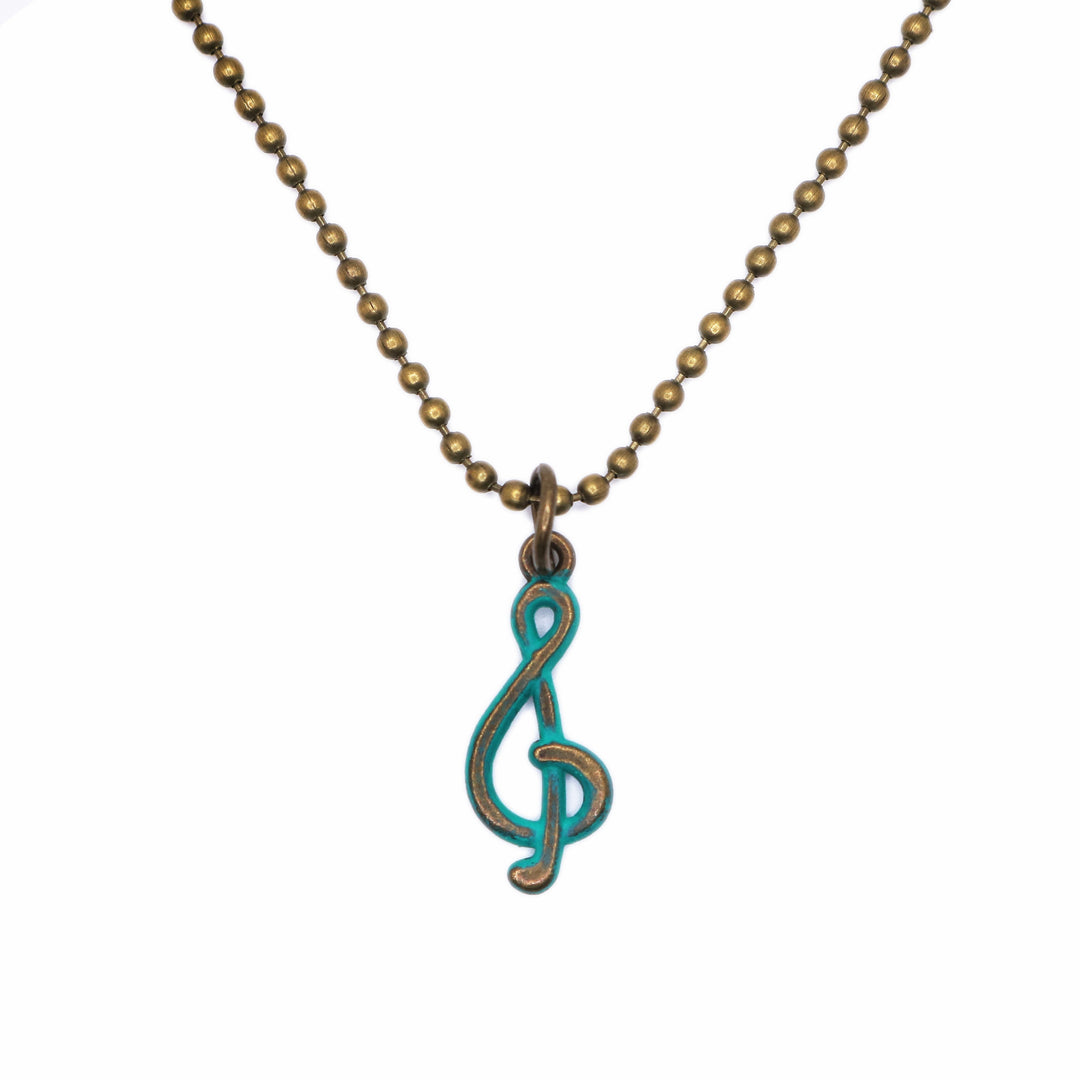 Treble Clef Charm (available with Bracelet or Necklace)