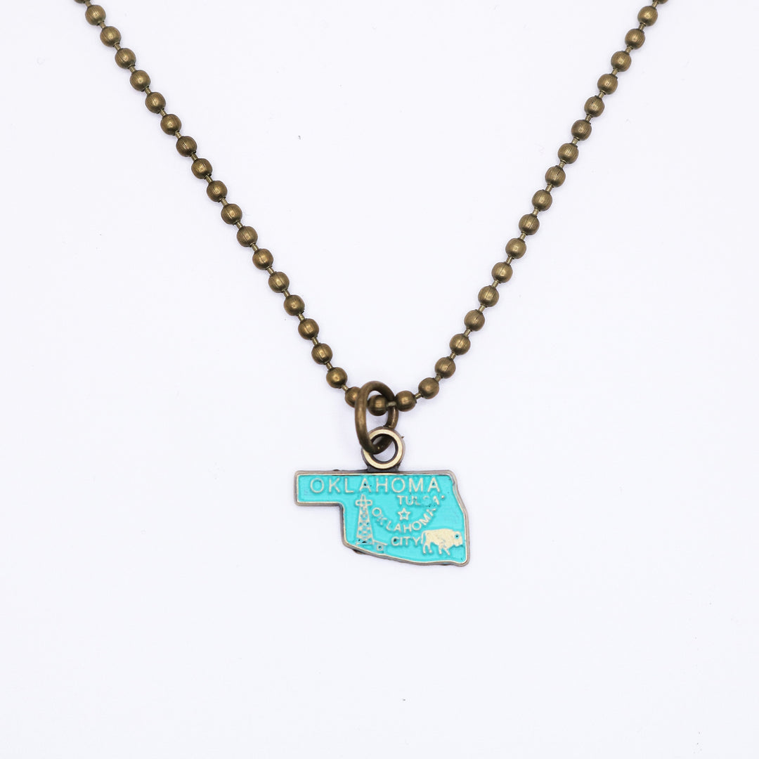 Oklahoma Charm (available with Bracelet or Necklace)