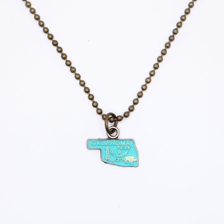 Oklahoma Charm (available with Bracelet or Necklace)