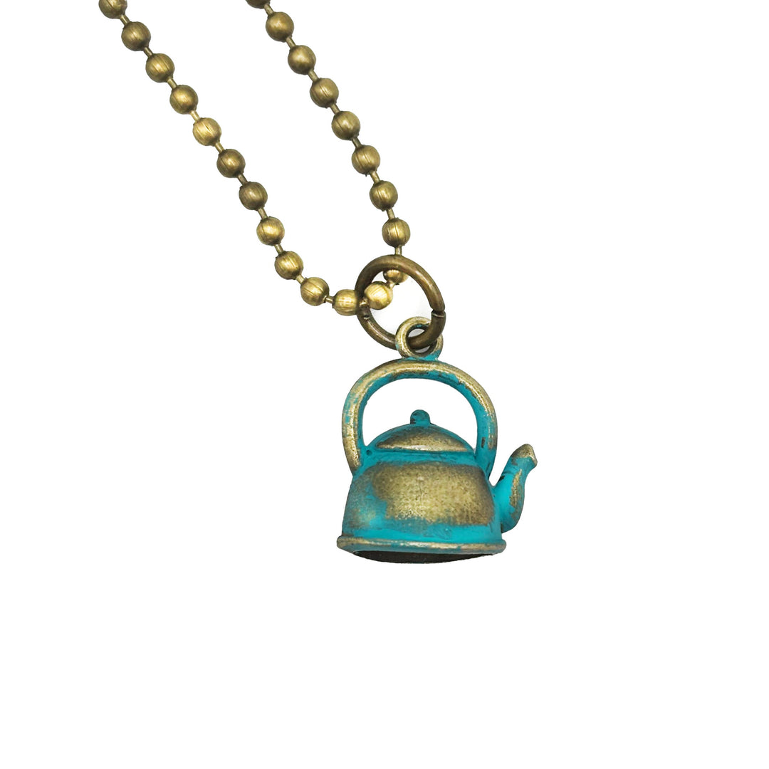 Teapot Kettle Charm (available with Bracelet or Necklace)