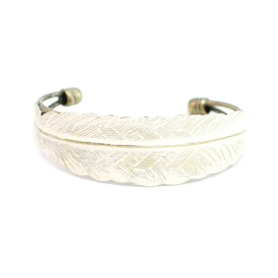 Feather Quill Cuff Bracelet