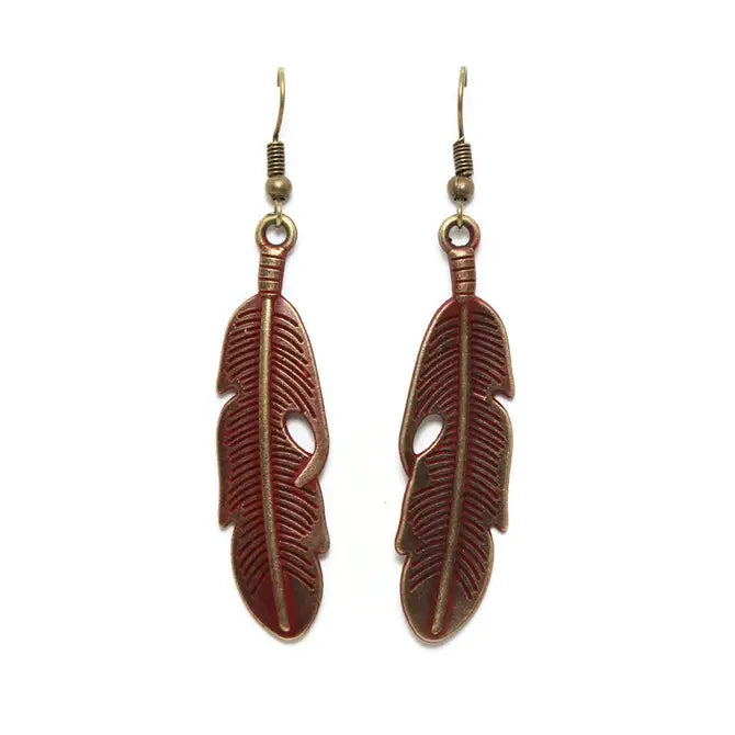 Spirit Feather Earrings