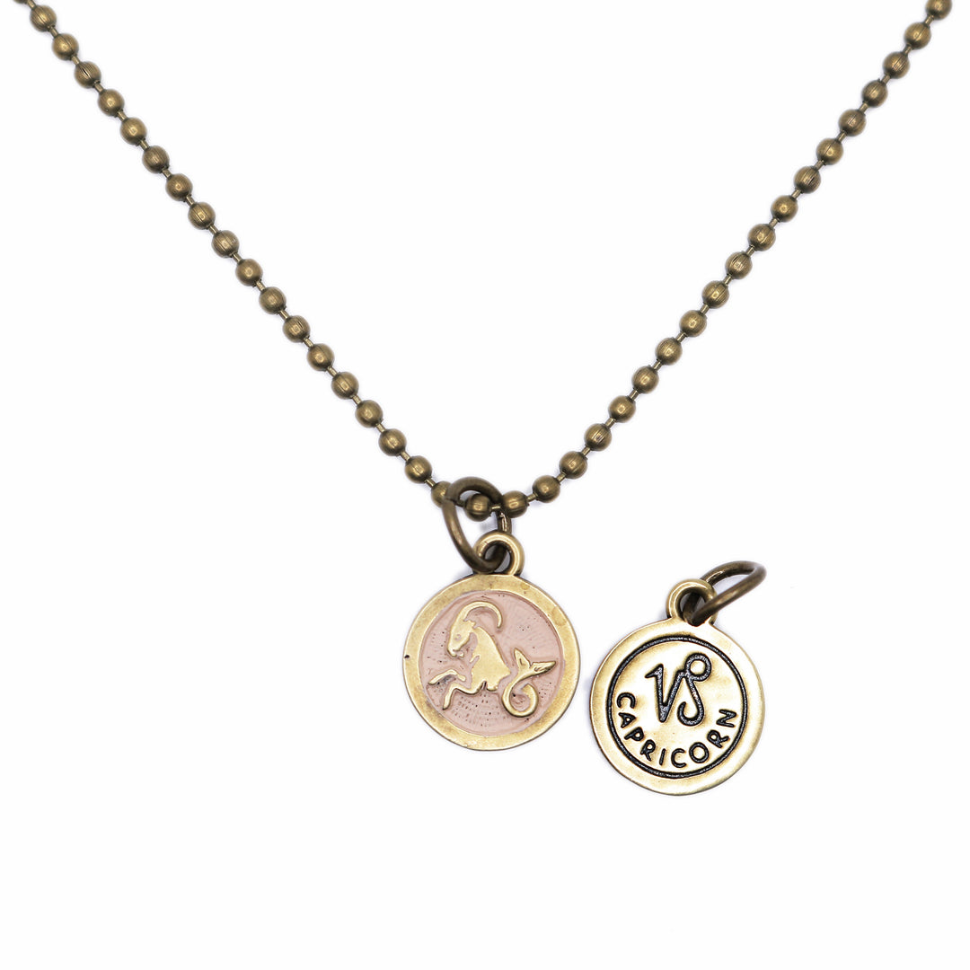 Capricorn Zodiac Charm (available with Bracelet or Necklace)