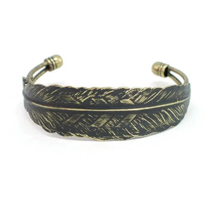 Feather Quill Cuff Bracelet