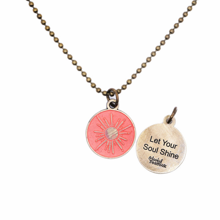 Let Your Soul Shine Token (available with Bracelet or Necklace)