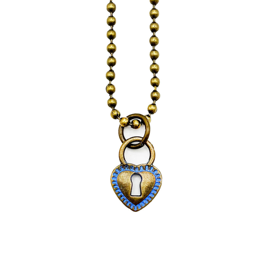Heart Lock Charm (available with Bracelet or Necklace)