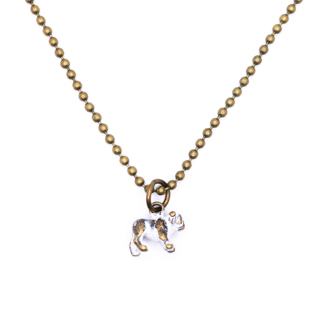 Bulldog Charm (available with Bracelet or Necklace)