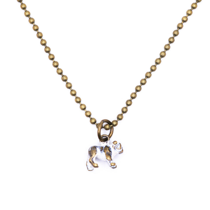 Bulldog Charm (available with Bracelet or Necklace)