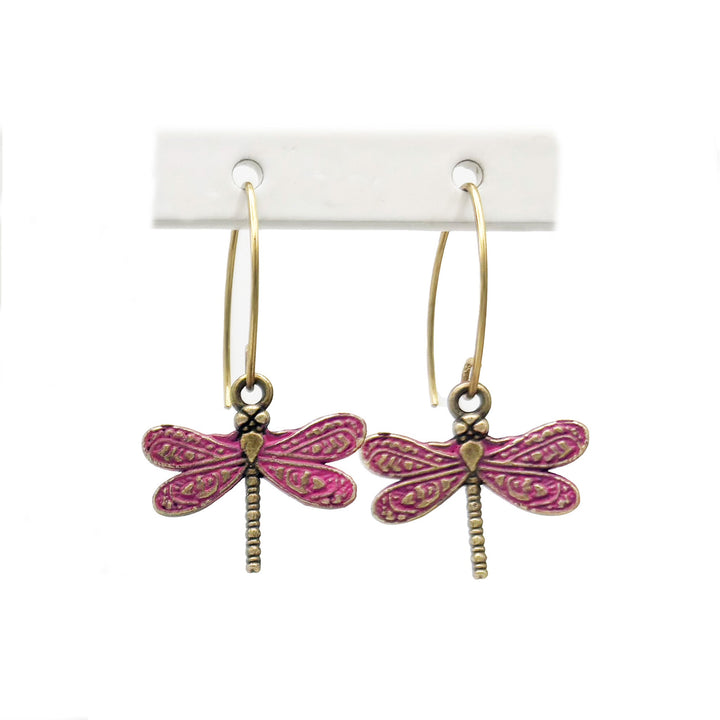 Dragonfly Charm Earrings