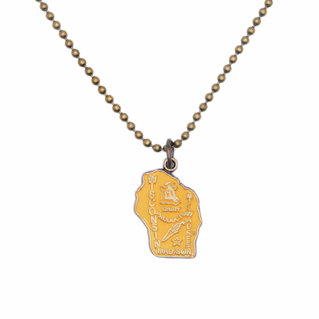 Wisconsin Charm (available with Bracelet or Necklace)