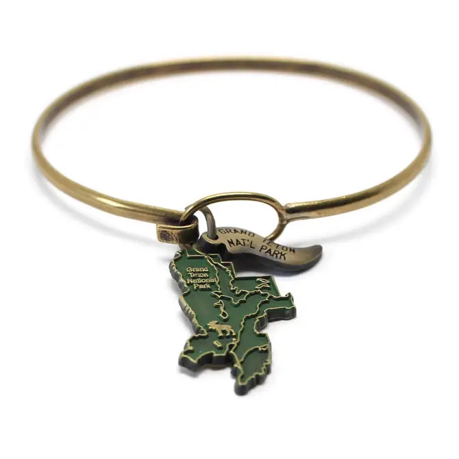 Grand Teton National Park Charm (available with Bracelet or Necklace)