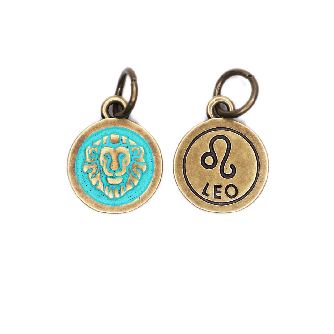 Leo Zodiac Charm (available with Bracelet or Necklace)