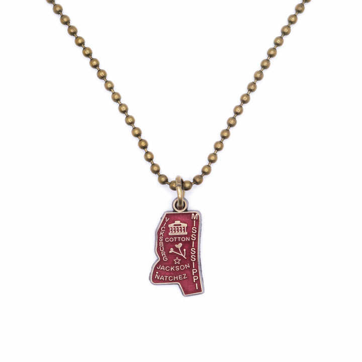 Mississippi Charm (available with Bracelet or Necklace)