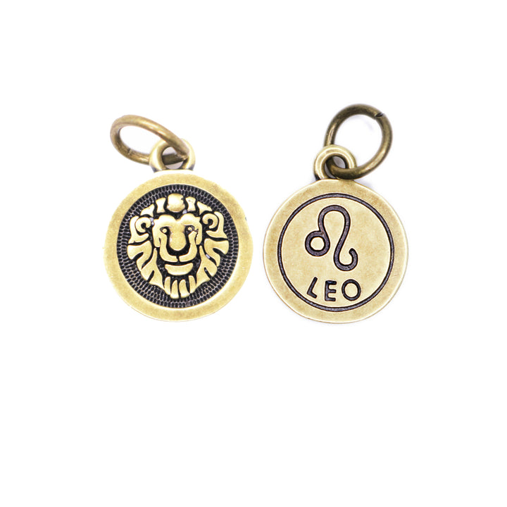 Leo Zodiac Charm (available with Bracelet or Necklace)