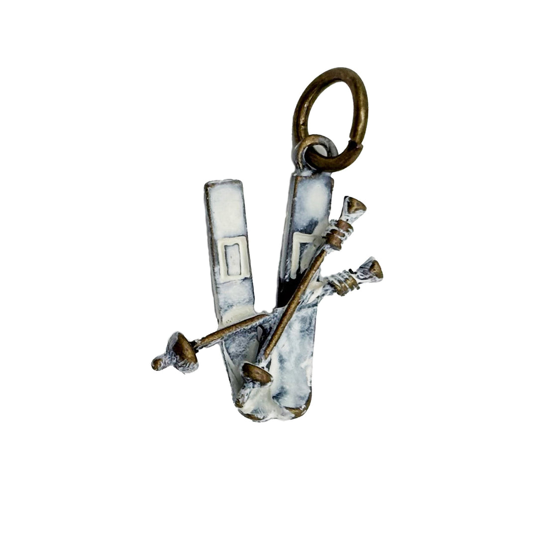Snow Skis Charm (available with Bracelet or Necklace)