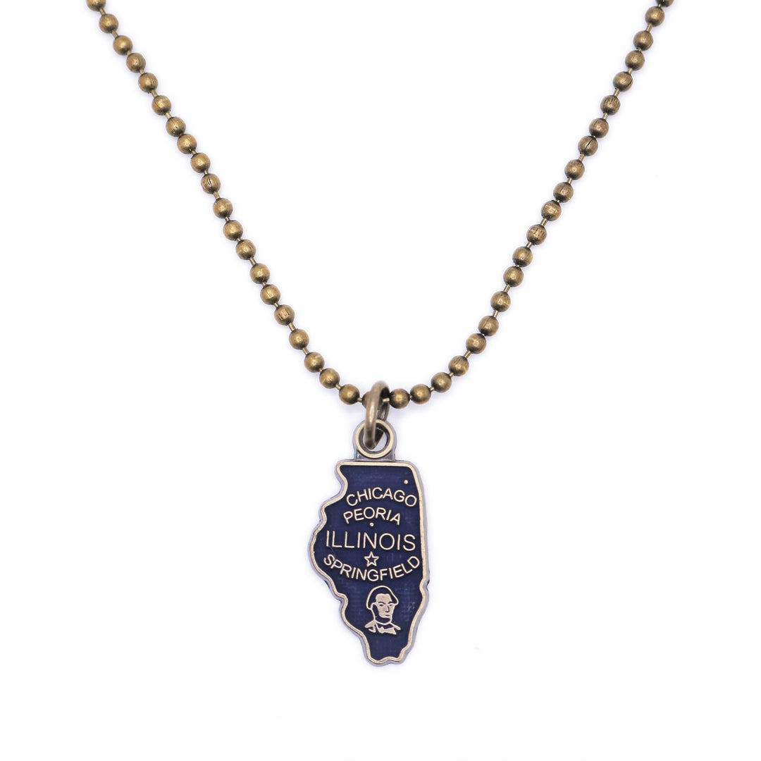 Illinois Charm (available with Bracelet or Necklace)