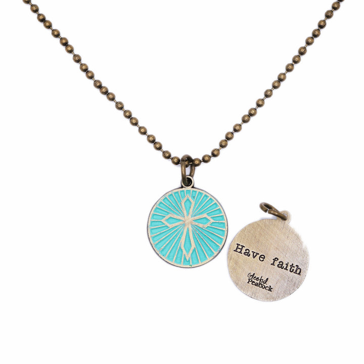 Have Faith Token (available with Bracelet or Necklace)
