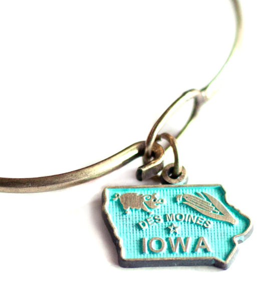 Iowa Charm (available with Bracelet or Necklace)