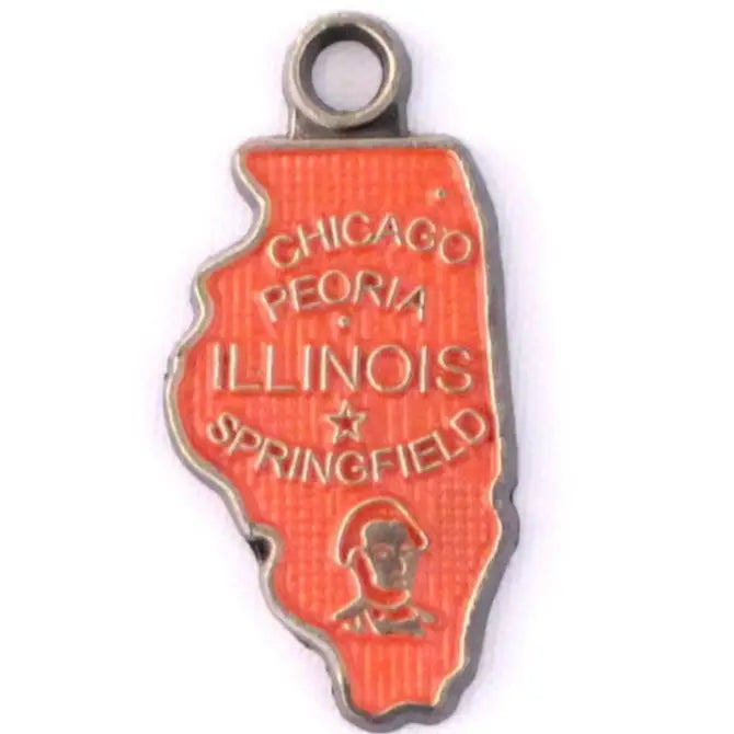 Illinois Charm (available with Bracelet or Necklace)