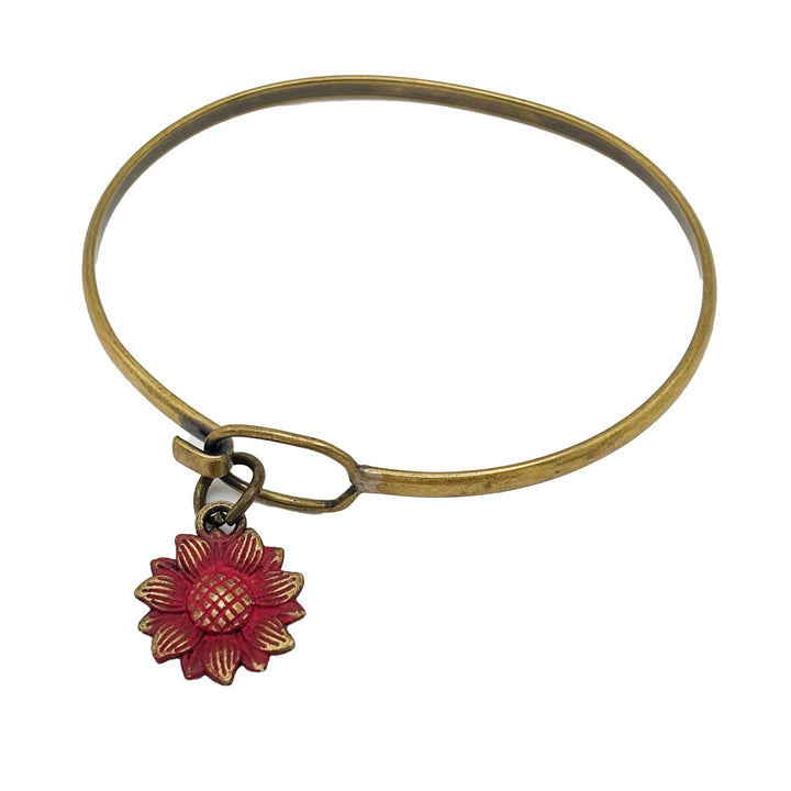 Sunflower Charm (available with Bracelet or Necklace)