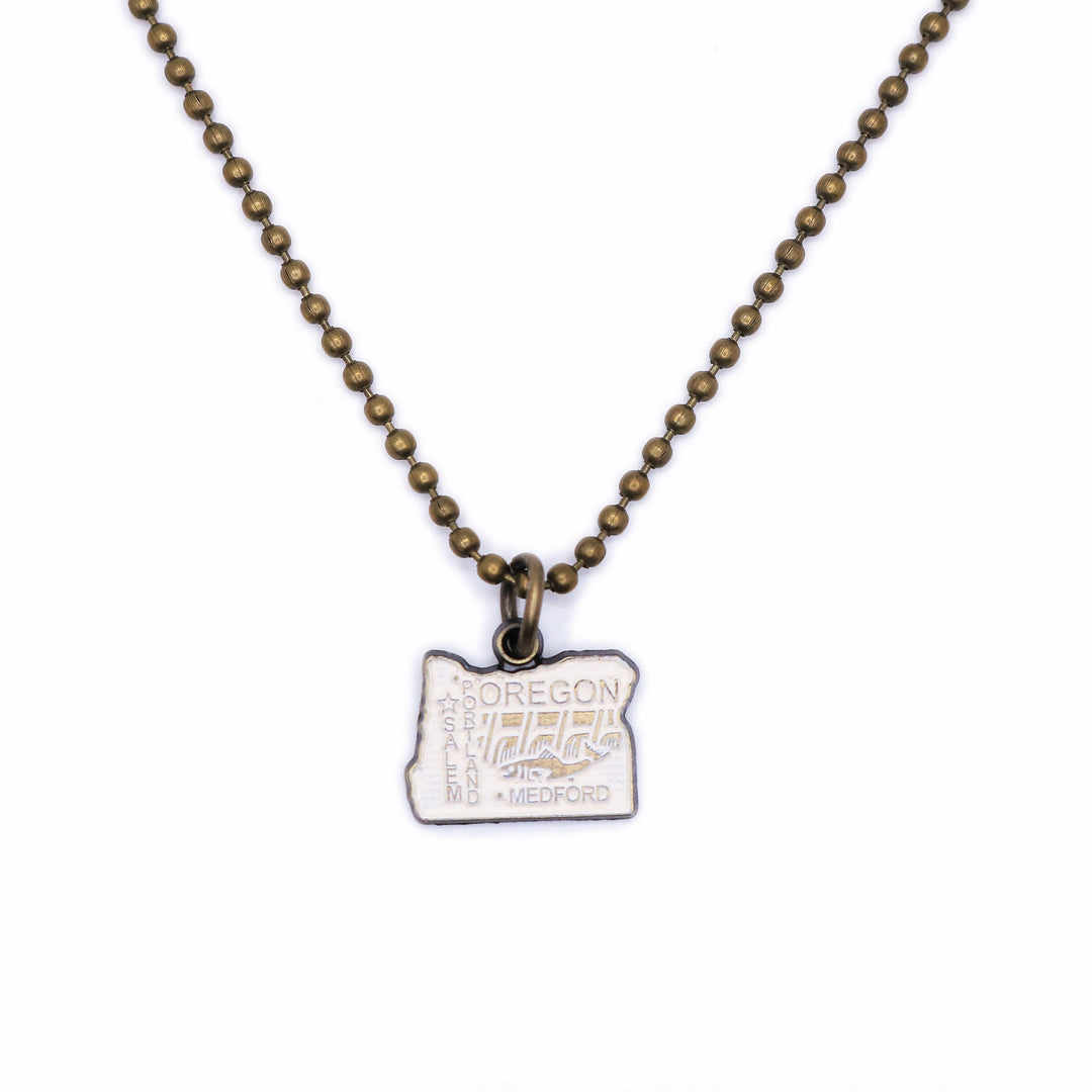 Oregon Charm (available with Bracelet or Necklace)