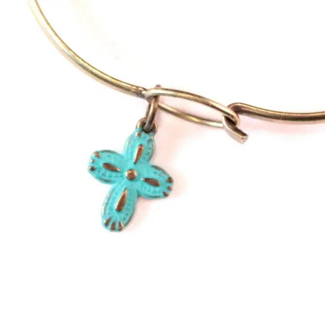 Western Cross Charm (available with Bracelet or Necklace)
